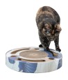 Trixie Krabtrommel Met Ballen Karton Met Catnip Blauw 33X33X5,5 CM