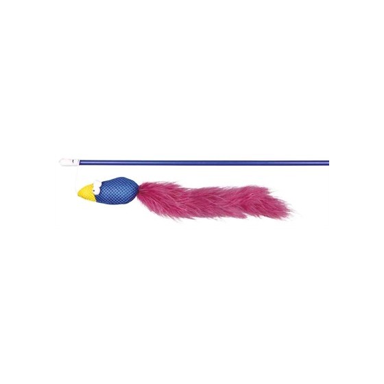 Trixie Speelhengel Vogel Kunststof / Stof / Pluche Met Catnip Assorti 50 CM 4 ST