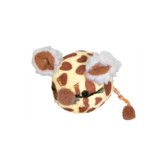 Trixie Muisbal Korthaarpluche Kattenmunt Assorti 4,5 CM 36 ST