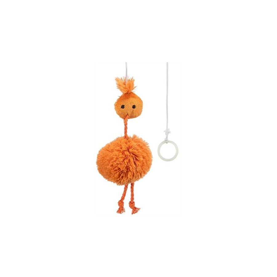 Trixie Kip Aan Elastisch Koord Pluche Met Catnip 20 CM 4 ST