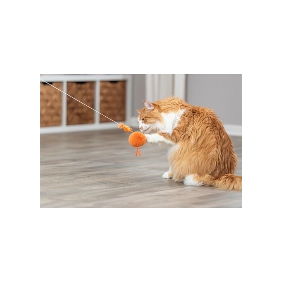 Trixie Kip Aan Elastisch Koord Pluche Met Catnip 20 CM 4 ST