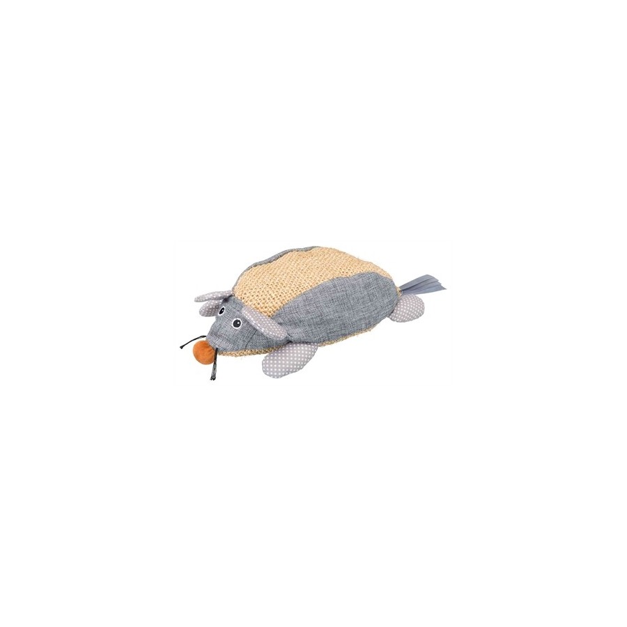 Trixie Muis Sisal / Stof Met Catnip Naturel / Grijs 30 CM 2 ST