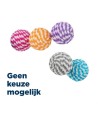 Trixie Bal Kunststof / Nylon Assorti 4,5X4,5X4,5 CM 54 ST