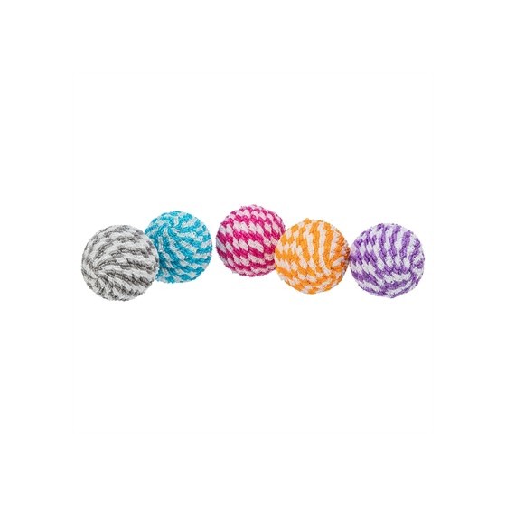 Trixie Bal Kunststof / Nylon Assorti 4,5X4,5X4,5 CM 54 ST