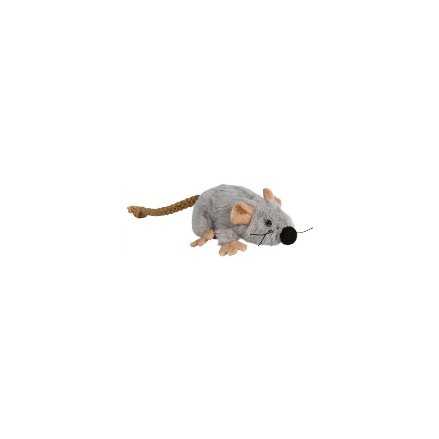Trixie Muis Pluche Met Catnip 7 CM 4 ST