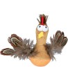 Trixie Tuimel-Kip Met Microchip Veren Pluche Met Catnip 10 CM 4 ST
