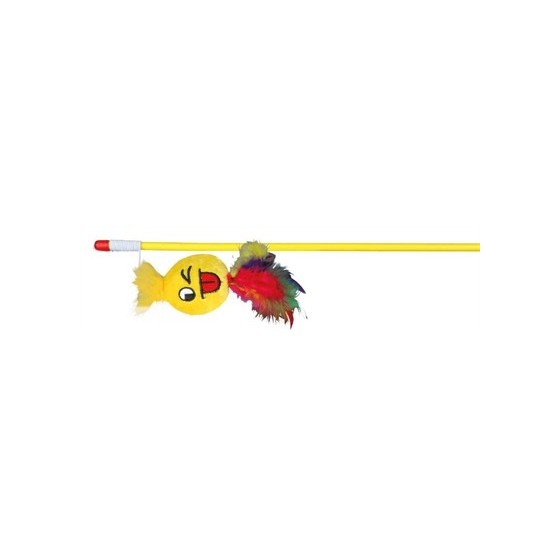 Trixie Speelhengel Smiley Kunststof / Pluche Met Catnip 50 CM 4 ST