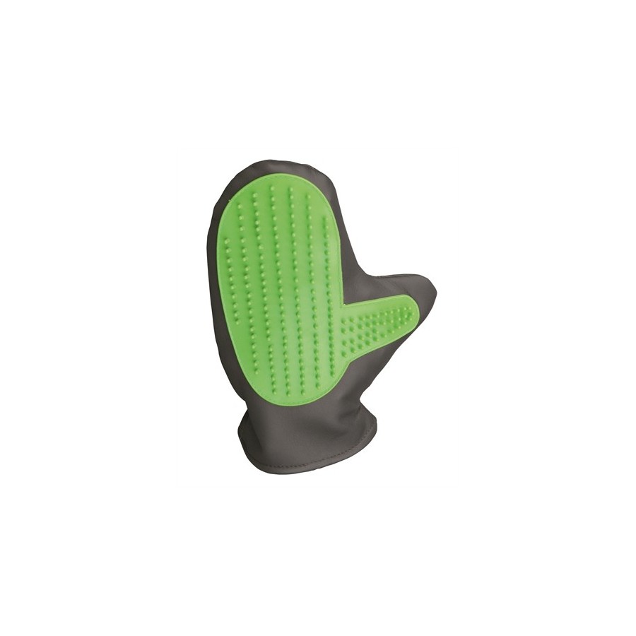 Trixie Vachtverzorgingshandschoen Pu / Tpr Groen 21X11 CM 3 ST