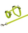 Trixie Tuig Met Riem Konijnen Assorti 25-44X1CM / 125 CM 4 ST