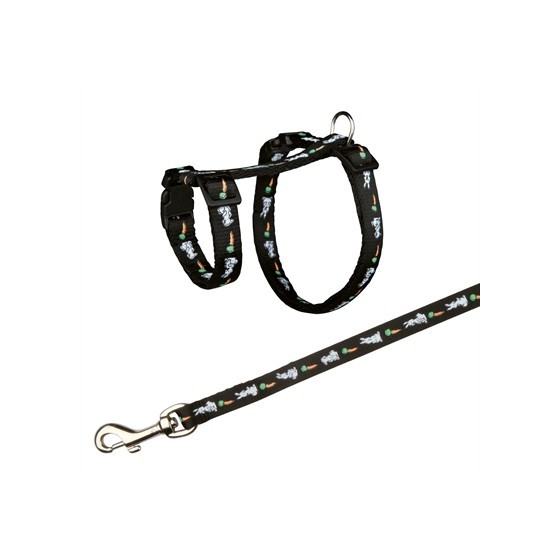 Trixie Tuig Met Riem Konijnen Haas-Wortel-Motief Assorti 25-44X1 CM 125 CM 4 ST