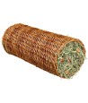 Trixie Tunnel Wilg Met Hooi / Wortel 33X15X15 CM 110 GR