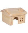 Trixie Huis Hamster Hout Spijkervrij 15X15X11 CM 2 ST