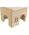 Trixie Huis Hamster Hout Spijkervrij 15X15X12 CM 2 ST