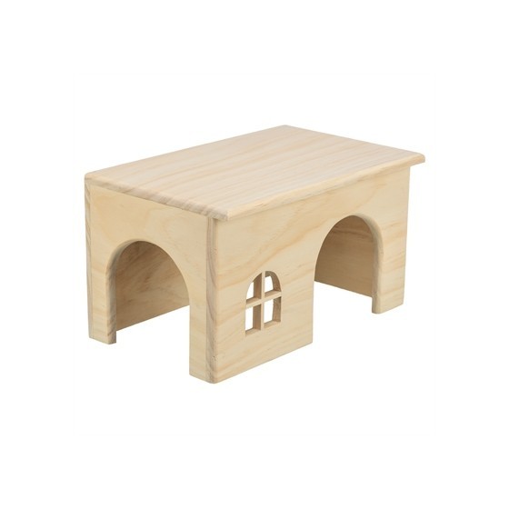 Trixie Huis Hamster Hout Spijkervrij 28X18X16 CM
