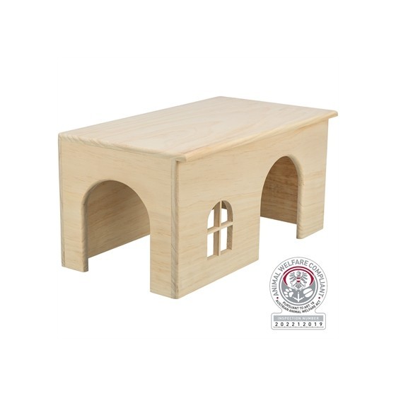 Trixie Huis Konijn Hout Spijkervrij 40X23X20 CM