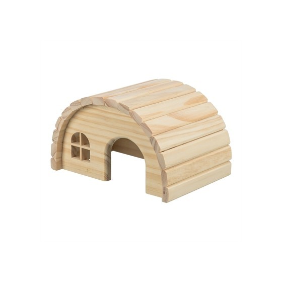 Trixie Huis Hamster Hout Spijkervrij 19X13X11 CM 2 ST
