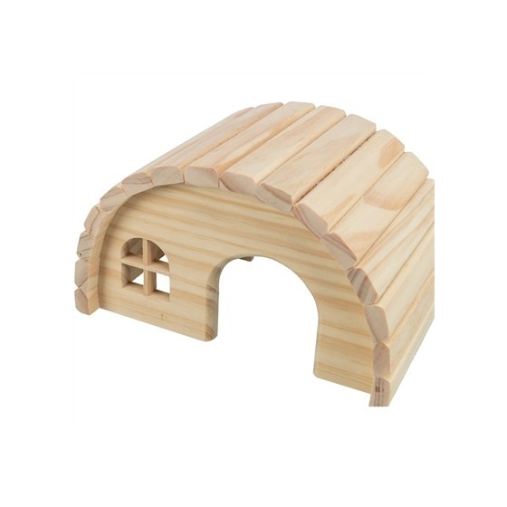 Trixie Huis Hamster Hout Spijkervrij 19X13X11 CM 2 ST