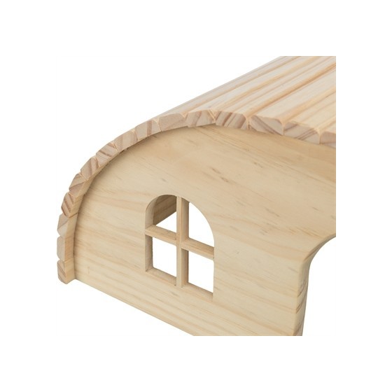 Trixie Huis Dwergkonijn Hout Spijkervrij 42X25X20 CM