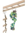 Trixie Hangbrug Met Touwladder / Touw Fret Hout / Touw 35X15 CM 3 ST