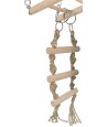 Trixie Hangbrug Met Touwladder / Touw Fret Hout / Touw 35X15 CM 3 ST