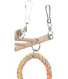 Trixie Hangbrug Met Touwladder / Touw Fret Hout / Touw 35X15 CM 3 ST
