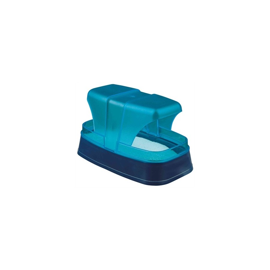 Trixie Zandbad Muizen / Hamsters Kunststof Grijs / Turquoise 17X10X10 CM 3 ST