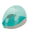 Trixie Zandbad Degoes / Chinchilla's Kunststof Grijs / Turquoise 27X16X18 CM 2 ST