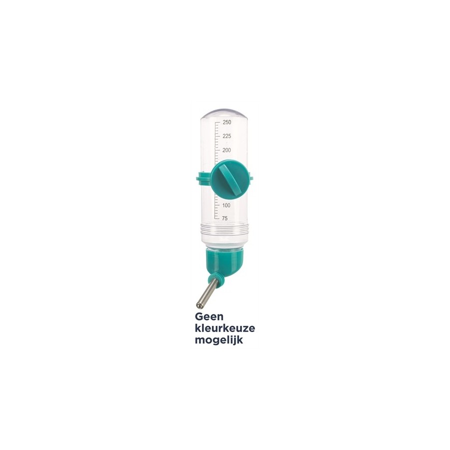 Trixie Drinkfles Kunststof Met Schroefbevestiging Assorti 250 ML 3 ST