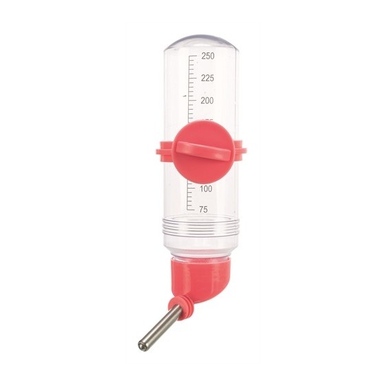 Trixie Drinkfles Kunststof Met Schroefbevestiging Assorti 250 ML 3 ST