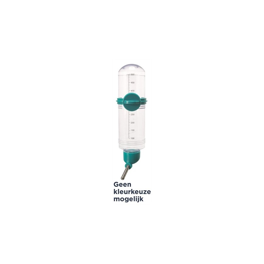 Trixie Drinkfles Kunststof Met Schroefbevestiging Assorti 500 ML 3 ST