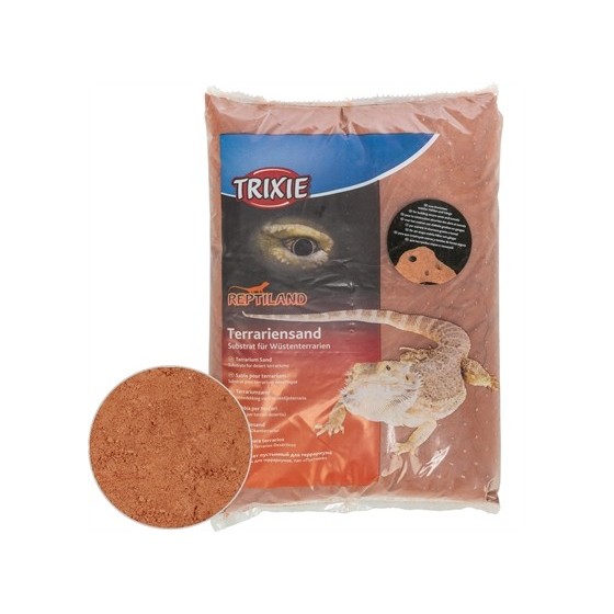 Trixie - Reptiland Grottenzand Donkerrood. 4x 5kg
