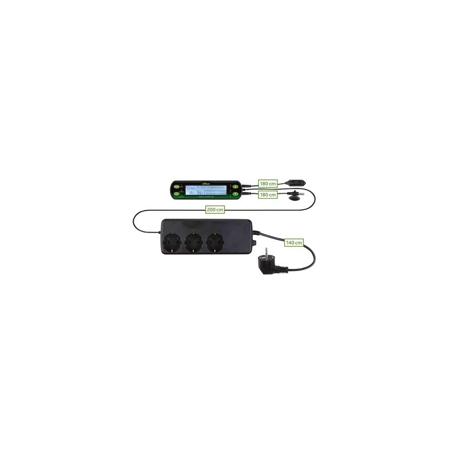 Trixie Reptiland Thermometer / Hygrostaat Digitaal 3 Schakelingen 16X4 CM