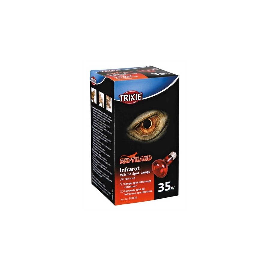 Trixie Reptiland Infrarood Warmtelamp 6,3X6,3X10 CM 35 WATT 3 ST