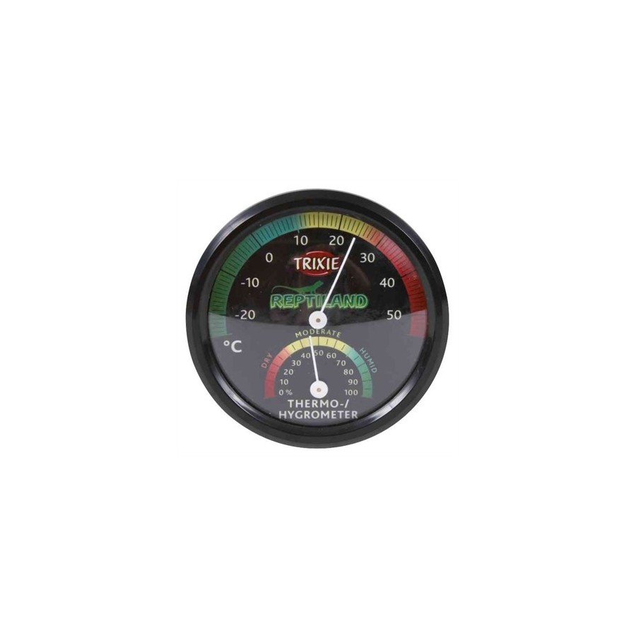 Trixie Reptiland Thermometer / Hygrometer Analoog 7,5X7,5 CM 3 ST