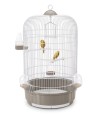 Imac - Vogelkooi Luna Taupe / Wit 40x40x65,5cm