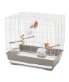 Imac - Vogelkooi Irene 3 Taupe / Wit. 50x30x48cm