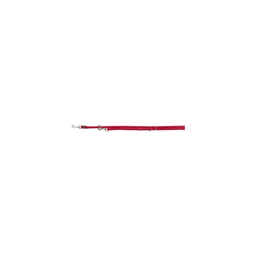 Trixie Hondenriem Cavo Verstelbaar Rood 200X1,2 CM