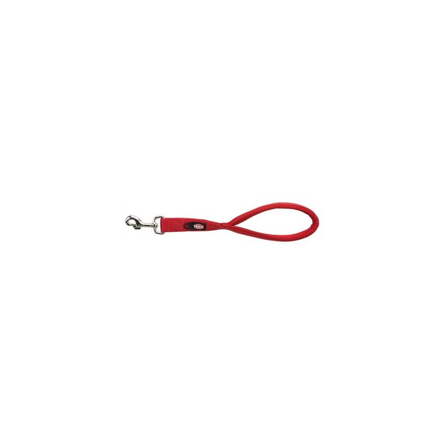 Trixie Hondenriem Premium Korthouder Rood 37X2,5 CM