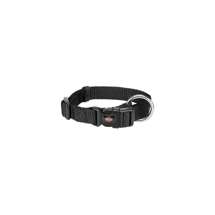 Trixie Halsband Hond Premium Zwart 30-45X1,5 CM