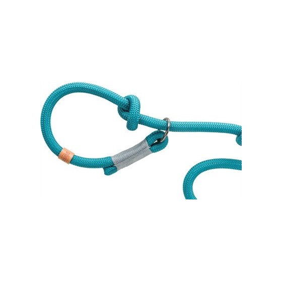 Trixie Hondenriem Be Nordic Retriever Petrol / Lichtgrijs 170X0,8 CM