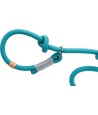 Trixie Hondenriem Be Nordic Retriever Petrol / Lichtgrijs 170X1,3 CM