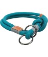Trixie Halsband Hond Be Nordic Halfslip Petrol / Lichtgrijs 40X0,8 CM