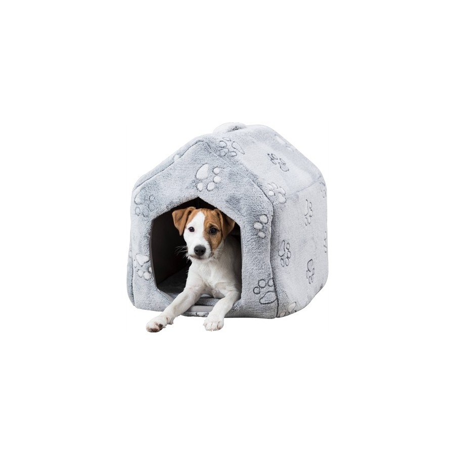 Trixie - Hondenmand / Kattenmand Huis Nando Lichtgrijs, 40x40x45cm