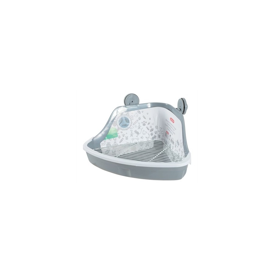 Zolux Hoektoilet Knaagdier Grijs 32X25X15 CM