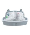 Zolux Hoektoilet Knaagdier Grijs 41,5x31x20,5cm