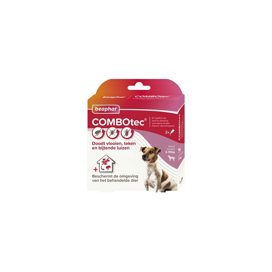 Beaphar Combotec Hond 2-10 KG 2 ST