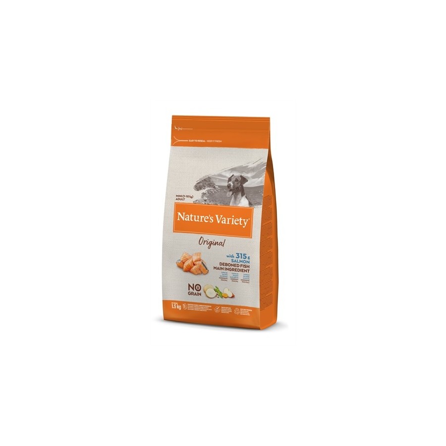Natures Variety - Original Adult Mini Salmon No Grain 1,5kg
