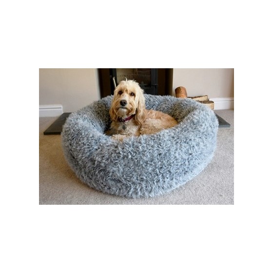 Rosewood Hondenmand Silver Fluff Grijs 66X66 CM