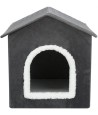 Trixie - Hondenmand / Kattenmand Huis Livia Grijs / Wit, 38x41x44cm