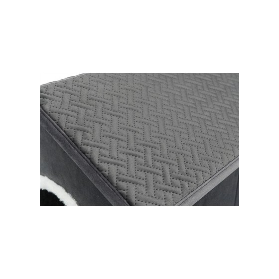 Trixie - Hondenmand / Kattenmand Huis Livia Grijs / Wit, 38x41x44cm